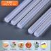 MONVICT Hot Glue Sticks 50 Pack - 1.54 lb Full-Size Clear Glue Gun Sticks for DIY Arts & Crafts - 6 Long, 0.43 Diameter - Hot Melt Sticks for Large Glue Guns - Buy Online on GoSupps.com