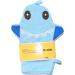 2Pcs Blue Baby Wash Mitt - Cute Animal Designs Kids Washcloths Glove for Gentle Skin Cleanse - Buy Online on GoSupps.com