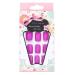 Sethexy Matte Purple False Nails - Short Full Cover Salon Art Design - 24pcs for Women & Girls - Buy Online on GoSupps.com