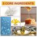 CGBOOM Moisturizing Hand Masks - 3 Pairs Collagen & Vitamin Infused Gloves for Dry Aging Cracked Hands | Honey & Milk Extracts - Buy Online on GoSupps.com