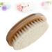 Healvian Baby Bath Cleaning Brush Set - Newborn Hair Brush, Shower Massage Comb Kit - White 11x6cm - Buy Online on GoSupps.com