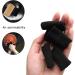 20 PCS Finger Sleeves Protectors - Sport Finger Splints & Thumb Brace Support for Pain Relief - Black & Skin Tone - Buy Online on GoSupps.com