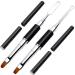 Kalolary 2PC dual-ended poly gel brush acrylic uv gel dual-ended poly gel brush poly gel brush picker dual-ended poly gel nail brush for acrylic nail extension (black)
