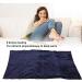 TOPINCN USB Heating Blanket - Electric Heated Throw Adjustable 3 Levels Soft Polyacrylonitrile Fiber Cozy Royal Blue - Perfect for Living Room & Travel - Buy Online on GoSupps.com