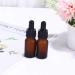 Exceart 10-Pack Empty Drip Bottles - Glass Essential Oil Dropper Bottles for Easy Filling - Brown BPA-Free Containers - Buy Online on GoSupps.com