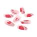 Love Heart Press-On Nails 24pcs Rose Red Full Cover Long Coffin Fake Nails for Women & Girls | Perfect Love Style Design - Buy Online on GoSupps.com