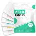 Star Pimple Patches 240 Counts Acne Patch Hydrocolloid Acne Patches with Tea Tree Oil Blemish Zit Patches for Face 3 Sizes Acne Dots Pimple Patches 6 Colors Pink Yellow Blue Pimple Patches for Face