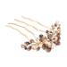 VINTORKY Hair Side Comb hair accessories back of head vintage hair accessories for bride rhinestones rhinestone hair accessories Hair piece Accessories vintage hair accessories