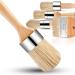 5pc Chalk & Wax Paint Brush Set for Furniture - DIY Painting Tool with Natural Bristles - Buy Online on GoSupps.com