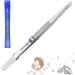 Precision Tweezers | Stainless Steel Tweezers for Jewelry | Slide Locking Non Slip Pointed Tip Tweezers with Slot | Diamond Stone Tweezers for Craft Electronics Soldering Jewelry Straight - Buy Online on GoSupps.com