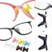 Eyeglass Nose Pads - 5 Pairs Brown & Transparent Silicone Repair Kit for Reading & Myopia Glasses - Buy Online on GoSupps.com