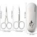 BEZOX Small Scissors 2 PCS Set - Nail Cuticle and Manicure Scissors Kit for Beard, Mustache, Nose, Ear, Eyelashes, and Eyebrow Trimming - Buy Online on GoSupps.com