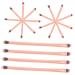 Baluue 48 Pcs Makeup Brush Eye Shadow Brush Women Makeup Supplies Facial Tools Golden Artificial Fiber