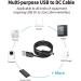 Buy Electric Toothbrush Charger Cord for Fairywill Sonic Initio & More - 5FT USB Cable for FOREO Luna & Hatch Baby Rest - International Shipping Available - Buy Online on GoSupps.com