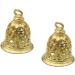 EXCEART 10Pcs Brass Jingle Bells - Vintage Wind Chimes Rustic Handicrafts Bells - Jewelry Bag Charms Pendants - 0.59x0.47 Inch - Buy Online on GoSupps.com