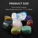Ouubuuy Chakra Gemstones Healing Stones Set - 11 Natural Crystals & Semi-Precious Stones for Heart Healing | International Shipping Available - Buy Online on GoSupps.com