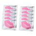 Ipetboom Collagen Lip Mask 15PCS Exfoliating Moisturizing Lip Pad for Women Hydrating Anti-Aging Treatment and Color