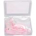 Buy Transparent Pink Hearing Aid Clip | Anti-Loss Rope & Portable Straps for Binaural Hearing Aids | Ideal for Elderly - International Shipping Available - Buy Online on GoSupps.com