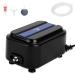 fishkeeper Quiet air pump for aquarium 2.5/5W/8Watt air pump for aquarium up to 570L maximum air flow 500LPH 2.5w