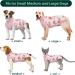 Kuoser Dog Recovery Suit for After Surgery - Breathable Leak-Proof Anti-Licking Body for Male & Female Dogs - Pink XXL - 1 Pack - Buy Online on GoSupps.com