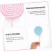 Warmhm 4 Pcs Lollipop Cosplay Party Supplies Fairy Accessories Wedding Favors Toy for Kids Princess Fairy Wand Girl Fairy Wand Cake Pop Ornament Wooden Toys Plush Toy Wool Felt Bouquet - Buy Online on GoSupps.com