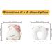 JOYRAVO Kids Travel Pillow - 2-in-1 Deformable Neck Pillow with Cute Pink Flying Bear Design for Comfortable Sleep and Play on Airplanes and Road Trips - Buy Online on GoSupps.com
