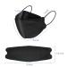 50Pcs Black KF94 Disposable Face Masks - 4-Layer Safety Face Mask, 50 Count (Pack of 1) - Black - Buy Online on GoSupps.com