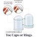 10 Pcs Big Toe Cap Breathable Toe Protector Toe Cover Sleeves with Holes Provides Relief from Missing or Ingrown Toenails Cracked Big Toe Corns Blisters Hammer Toes Toe Rubber Reduce Friction - Buy Online on GoSupps.com