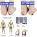 Orthopedic Insoles for O/X Type Leg Correction - Magnetic Heel Cushions for Foot Alignment - 2 Pairs - Buy Online on GoSupps.com