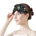 Neon Skulls Starry Night Sleep Mask - Adjustable Eye Cover for Men & Women - Blocks Light for Night Travel & Nap - Buy Online on GoSupps.com