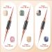 Acrylic Nail Art Brushes Set - Double-End Nail Brush for Design, Gel Polish Liner Brush, File, Cuticle Pusher - Nail Tools for Home Use - Buy Online on GoSupps.com