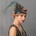 Fashband 1920s Feather Headbands Vintage Flapper Headband Great Gatsby Headpiece Costume Accesories for women - Buy Online on GoSupps.com