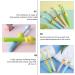 4-Piece Cartoon Children's Toothbrush Set - Sensitive Micro Bristles for Kids & Adults | Duck Design for Gentle Oral Care - Buy Online on GoSupps.com