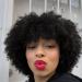 Queentas 8 "# 1b short afro-ominated curly real hair wig with a free hair network for women (natural winding curls) natural winding curls 20.32 cm (1 Pack)