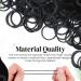 3000 Pcs Black Mini Elastic Hair Bands - Hair Ties & Bobbles for Women and Girls - Buy Online on GoSupps.com
