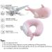 JOYRAVO 2-in-1 Kids Travel Pillow - Pink Whale Plushie for Comfortable Airplane Trips - Buy Online on GoSupps.com