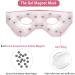 Gel Ice Eye Mask with Acupoint Magnets - Reusable Cold Hot Compress Therapy for Eye Strain Relief, Dark Circles, Puffy Eyes, Migraine - Buy Online on GoSupps.com