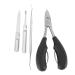 jingfei 4 Pcs Toenail Clippers Thick & Ingrown for Men & Seniors Pedicure Clippers Toenail