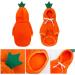 Xiaoyu Puppy Hoodies - Warm Dog Sweatshirt Coats for Autumn & Winter | Fruit Hood & Carrot Design | XL Size - Buy Online on GoSupps.com
