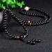 Obsidian Bracelet 108 Beads - Dragon Pattern Luminous Therapy Jewelry Gift | 30-inch International Shipping - Buy Online on GoSupps.com