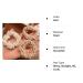 Brinie Pearl Champagne Hair Ties - Pack of 3 Elastic Scrunchies for Women and Girls - Buy Online on GoSupps.com