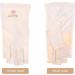 Exceart UV Nail Lamp Gloves - Cotton Finger Gloves for Women Manicure | UV Protection Hand Gloves in Flesh Color - Buy Online on GoSupps.com