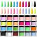 Acrylic Nail Kit 24 Colors Nail Acrylic Powder Acrylic Nail Powder for Acrylic Nails Extension kit Acrylic Powder Kit for Beginner DIY at Home