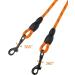 Taglory Double Linen for Dogs - Reflective Climbing Rope Adjustable Safety Leash (75cm Orange) - Perfect for 2 Dogs | International Shipping Available - Buy Online on GoSupps.com