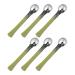 EXCEART 6pcs Eye Cream Applicators Face Eye Roller Massage Eye Care Applicator Wand Stick Metal Eye Cream Roller Wand Green