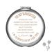 Daughter Gifts from Mom and Dad 16th 18th Birthday Keepsake Gift for Her Engagement Wedding Gift for Daughter Personalized Engraved Compact Mirror to my daughter