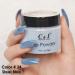 C & I Dip Powder Colour No. 034 Steel Blue Colour System - Buy Online on GoSupps.com