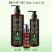 Organic Aloe Vera Gel - Fresh-Cut Extract for Moisturizing Skin & Hair Sunburn Relief - 6.93 Fl Oz - International Shipping Available - Buy Online on GoSupps.com