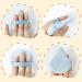 Buy 2 Pieces Triangle Powder Puffs Set - Blue & Skin Color for Loose & Pressed Powder Makeup | Perfect Under Eye Application - International Shipping Available - Buy Online on GoSupps.com