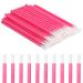 KALIONE 50 Pieces Disposable Lip Brushes Lipstick Gloss Applicator Wand Brush Nail Polish Brushes Disposable Makeup Beauty Brushes Tool Kit for Women Girls Men Pink